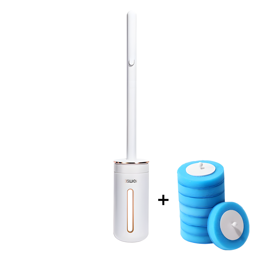 Wall-Mounted Disposable Toilet Brush System