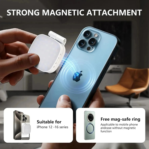 360° Magnetic Phone Selfie & Video Fill Light