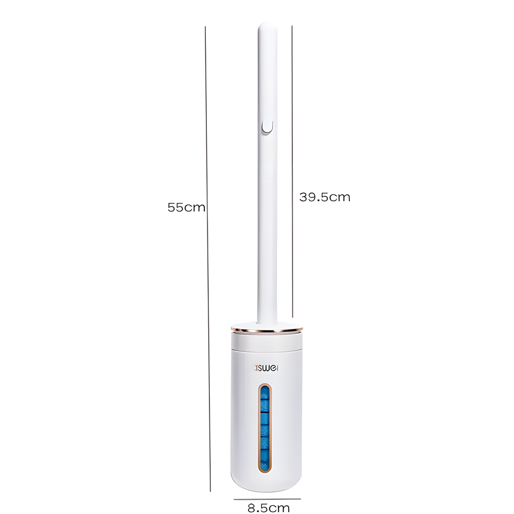 Wall-Mounted Disposable Toilet Brush System