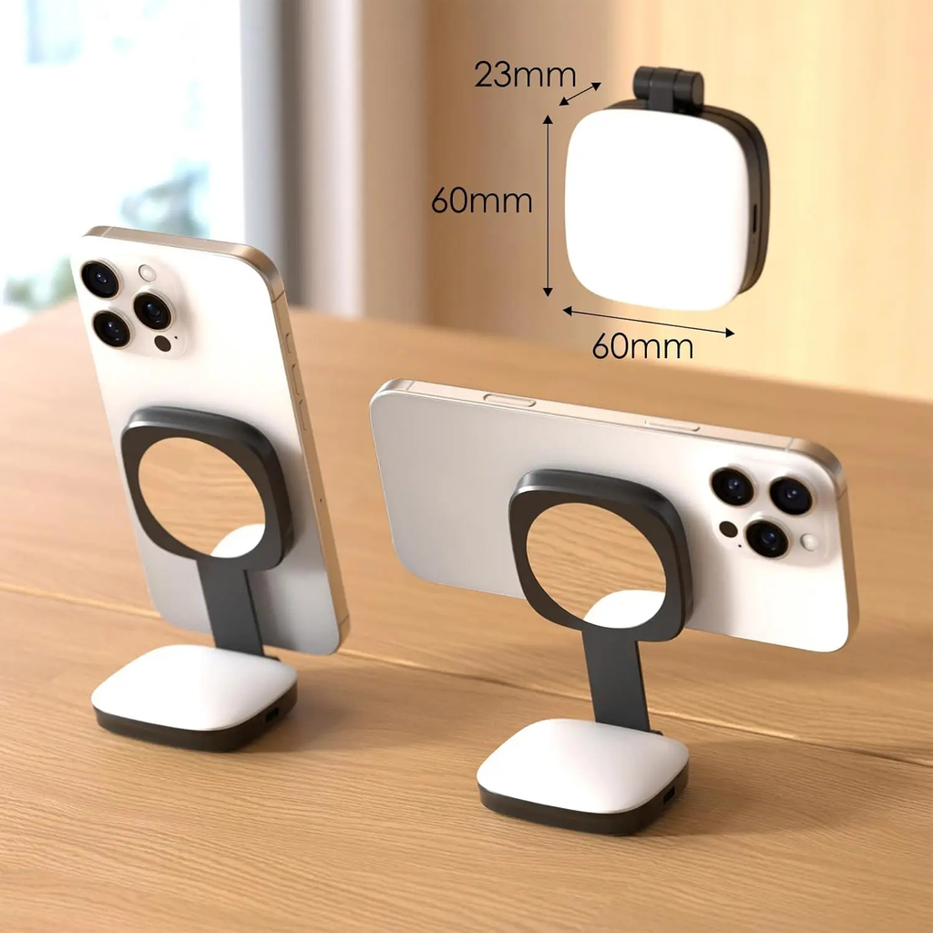 360° Magnetic Phone Selfie & Video Fill Light