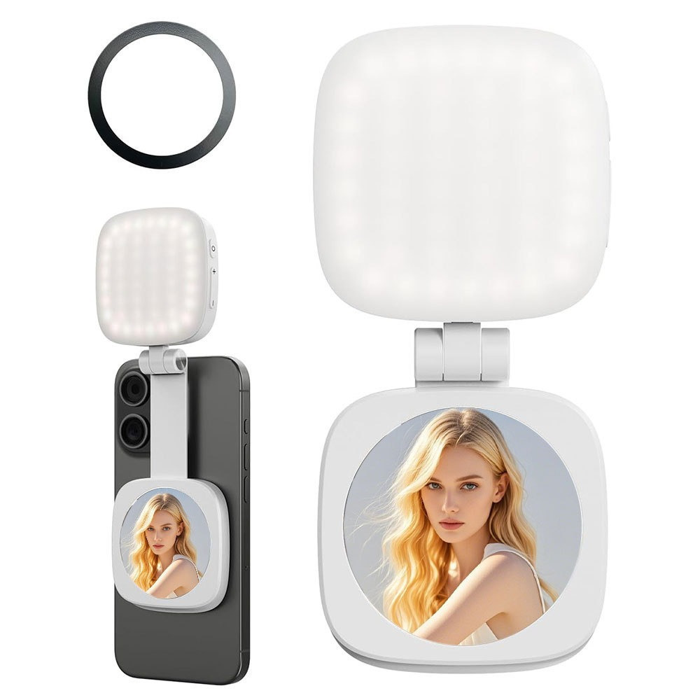 360° Magnetic Phone Selfie & Video Fill Light