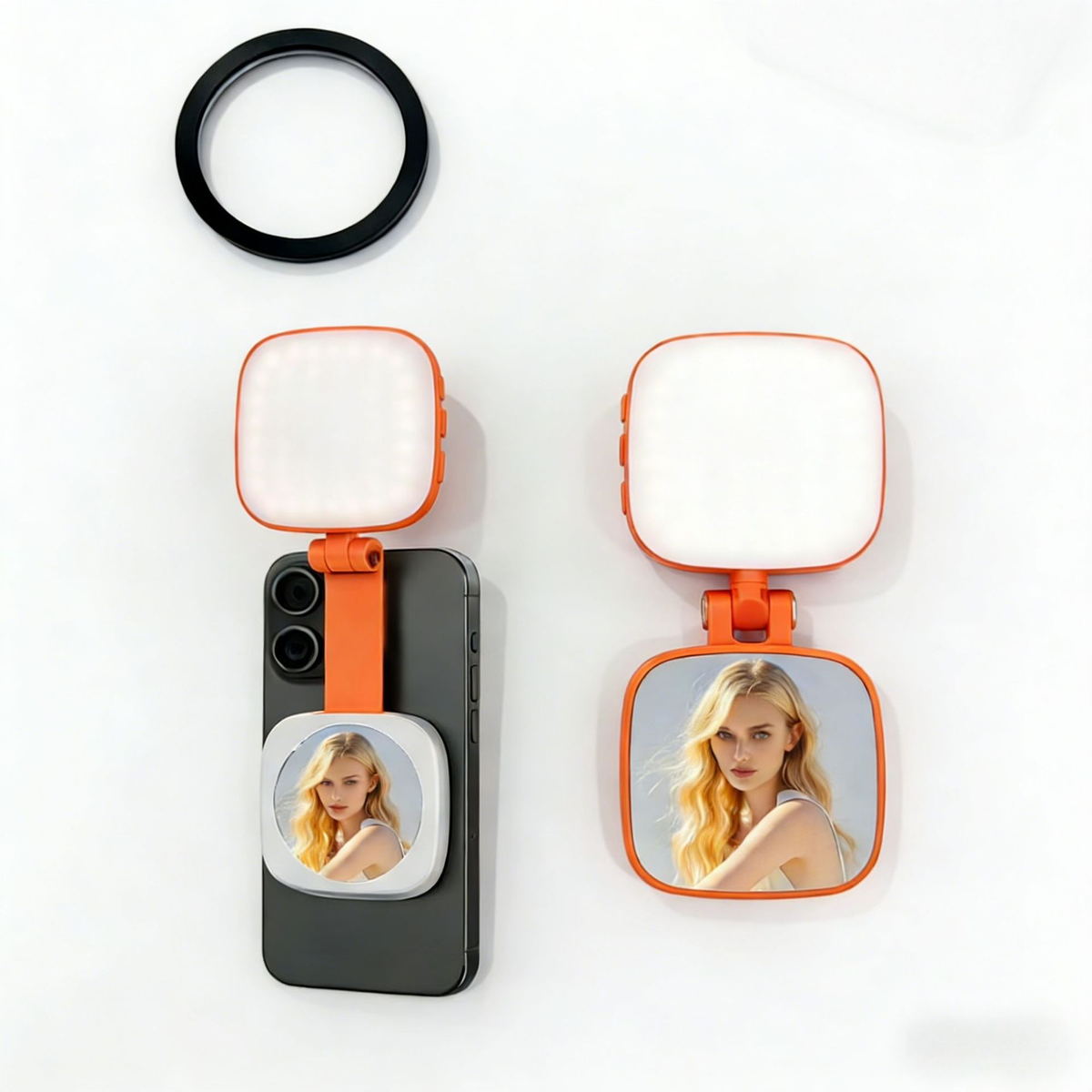 360° Magnetic Phone Selfie & Video Fill Light